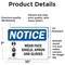 Signmission 7 in Height, 10 in Width, Vinyl Decal, Rectangle OS-2PACK-NS-D-710-L-19005 - alternate 5